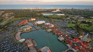 Broadway at the Beach Aerial View